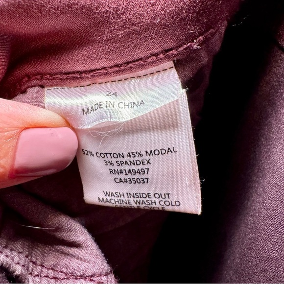 Joe's Jeans Women's The Charlie High Rise Skinny Ankle Jean‎ in Vineyard Size 24 - Picture 4 of 8